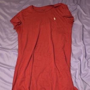 Ralph Lauren coral t-shirt dress